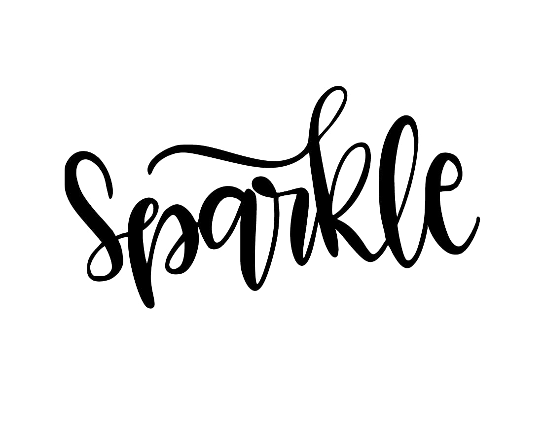 Sparkle Iron On Vinyl Decal for DIY Christmas Crafts - Heat Transfer Vinyl for Holiday Decorations, Fabric Decals & Custom Apparel - Easy 5-Minute Application (Black) - Perfect for T-Shirts, Hats, Bags & Holiday Gifts