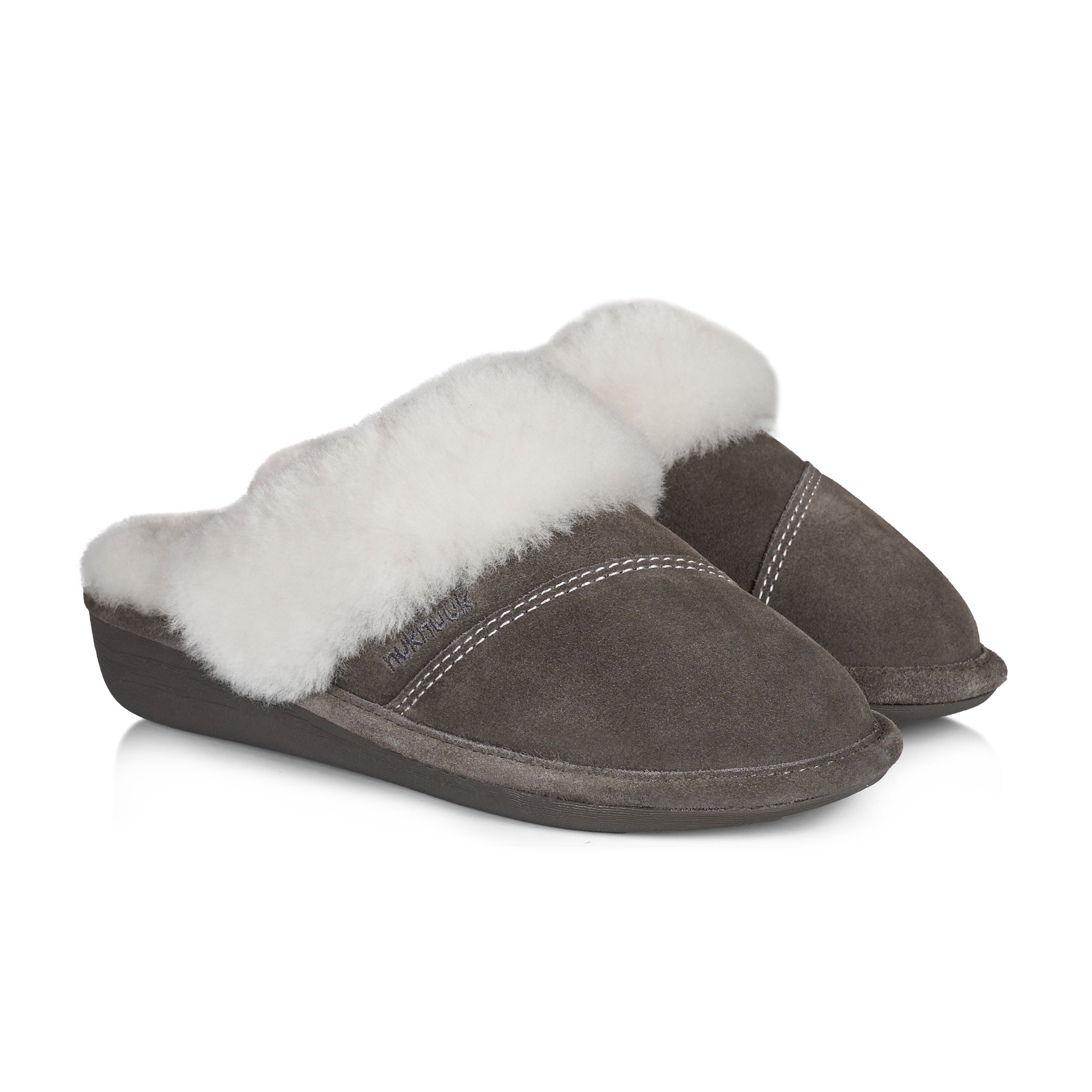 Joy Women's Cozy Memory Foam House Slippers - Soft Indoor/Outdoor Slides with Non-Slip Sole, Grey - Perfect for Home, Office & Travel Comfort