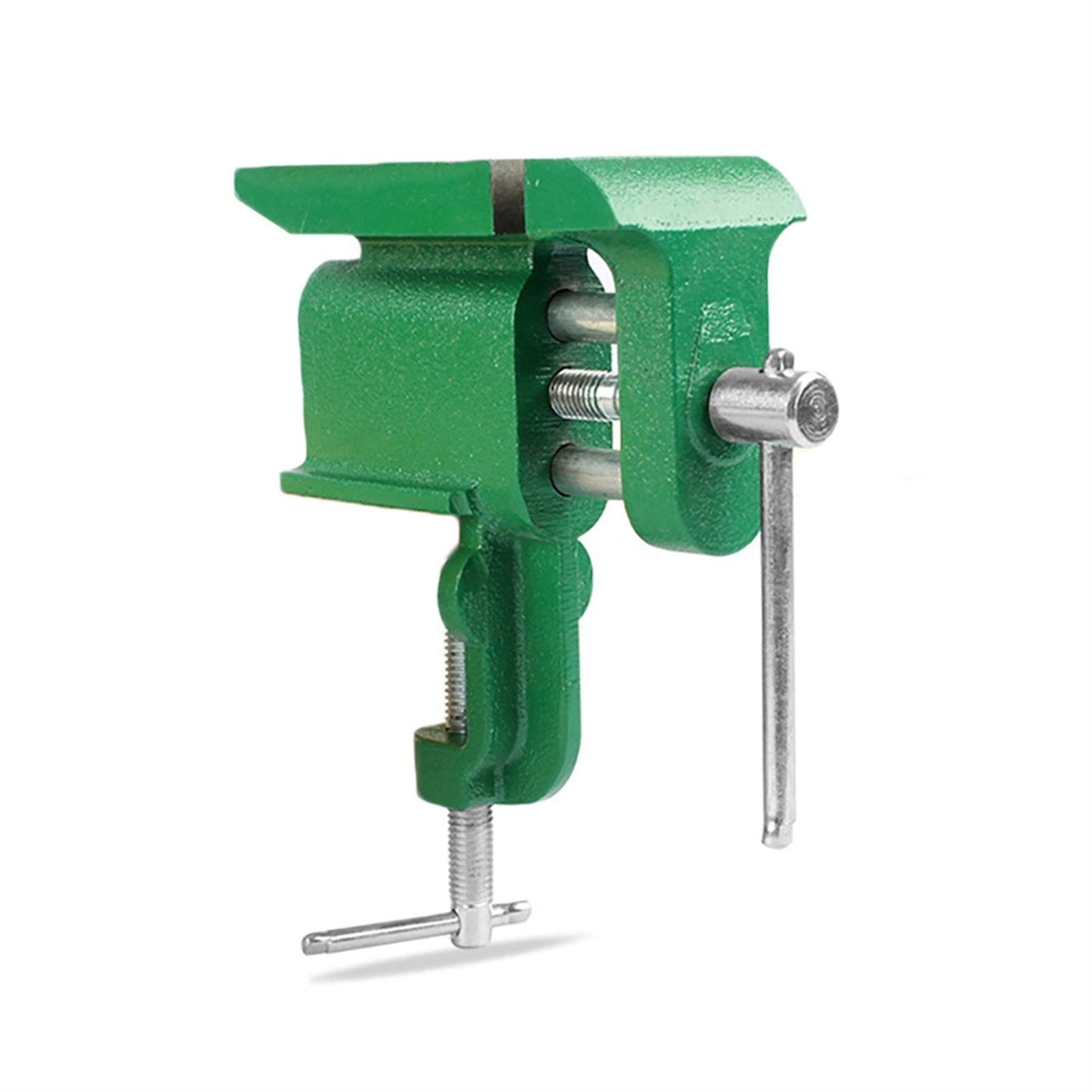 Cast Iron Jewelers Bench Vise - Multifunctional Clamp-On Table Vise with Large Anvil for Jewelry Making, Watch Repair & Hobby Crafts - Heavy Duty Mini Hand Tool for Workbenches & DIY Projects