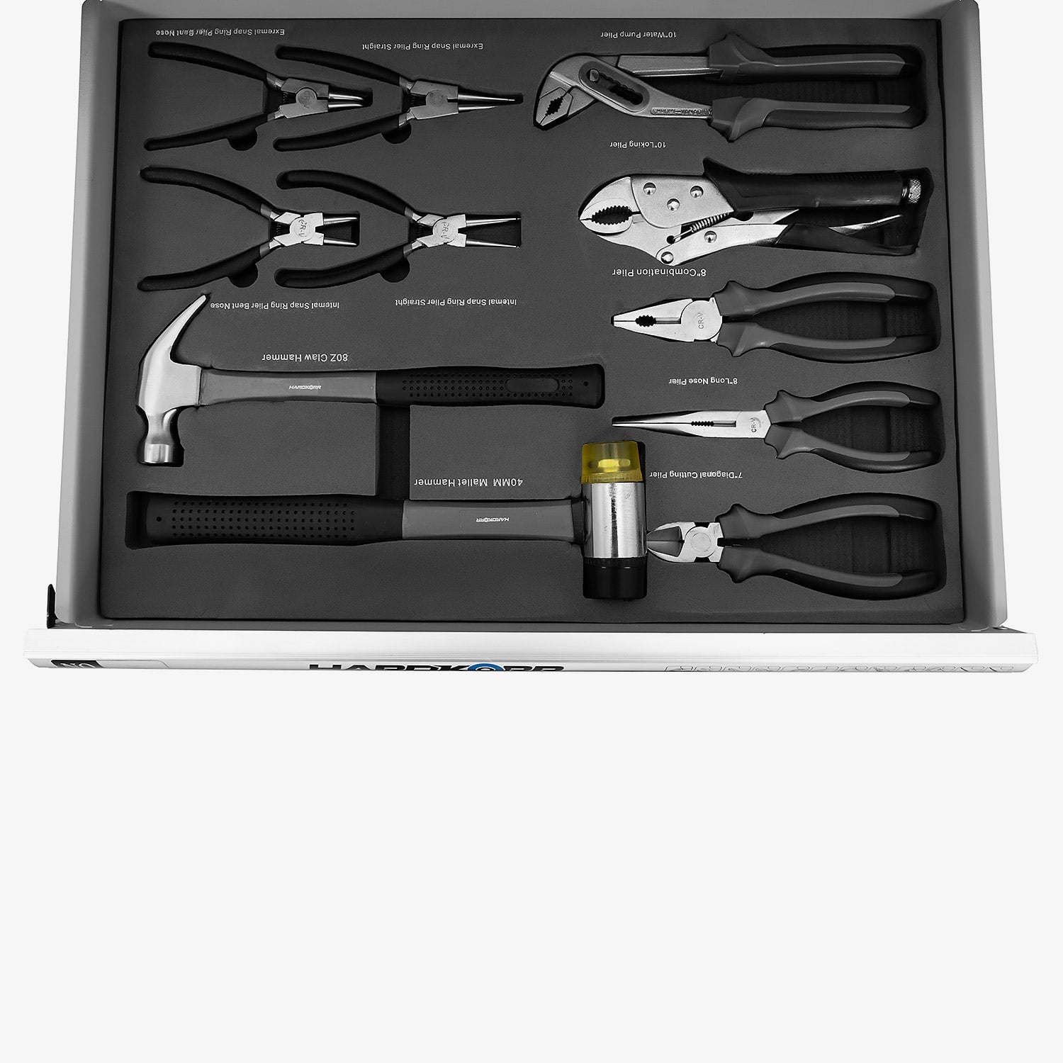 160-Piece Heavy-Duty Workshop Tool Set with Rolling Tool Cabinet - Professional Mechanic Tools for Home & Auto Repair - Perfect for DIY Projects, Garage Organization, and Professional Use - Hardkorr Australia