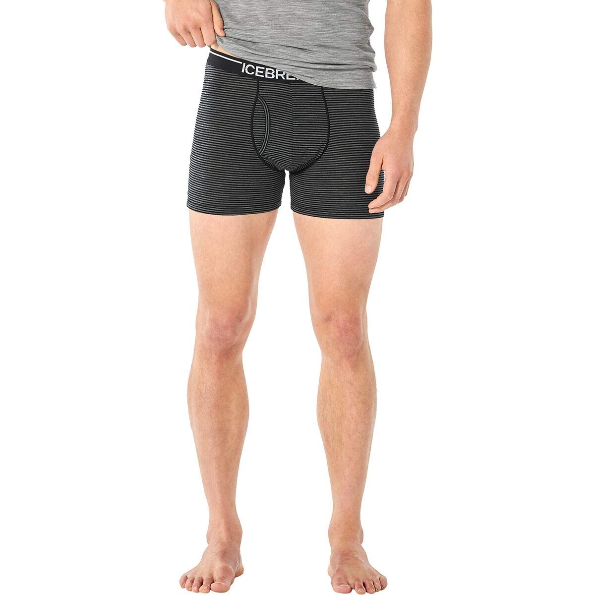 Icebreaker Men's Merino 150 Anatomica Boxers with Fly - Ultra Soft Merino Wool Underwear for All-Day Comfort | Perfect for Travel, Hiking & Outdoor Adventures