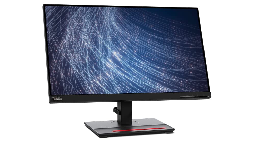Lenovo ThinkVision T24m-29 23.8 Inch Full HD IPS Monitor - 1920x1080 Resolution, 60Hz, HDMI/VGA Ports, VESA Mountable, Business & Home Office Computer Screen for Work, Gaming & Entertainment