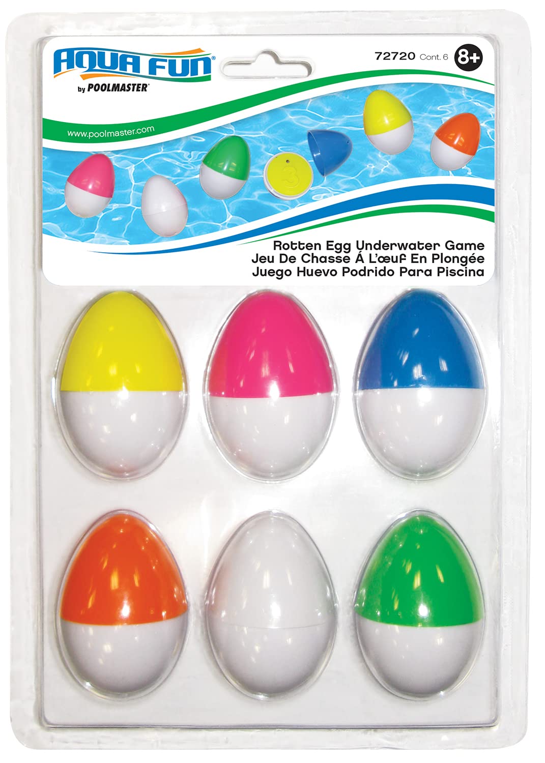 Poolmaster Rotten Egg Diving Toy - Fun Underwater Pool Game for Kids & Adults - Perfect for Swimming Pool Parties, Summer Water Play & Family Pool Activities