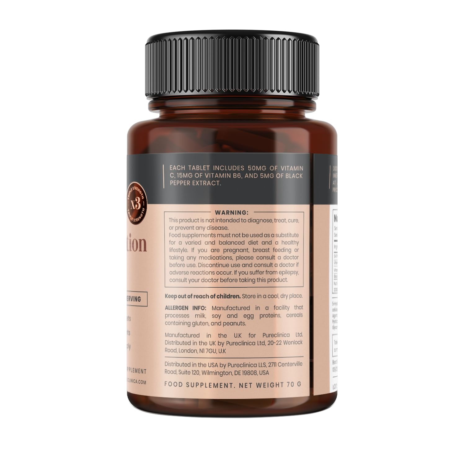 5HTP 300mg x 360 Tablets (4 Bottles of 90) - 12 Month Supply with Vitamin C, B6 & Black Pepper Extract | Stress Relief & Mood Support Supplement | Natural Sleep Aid & Anxiety Relief