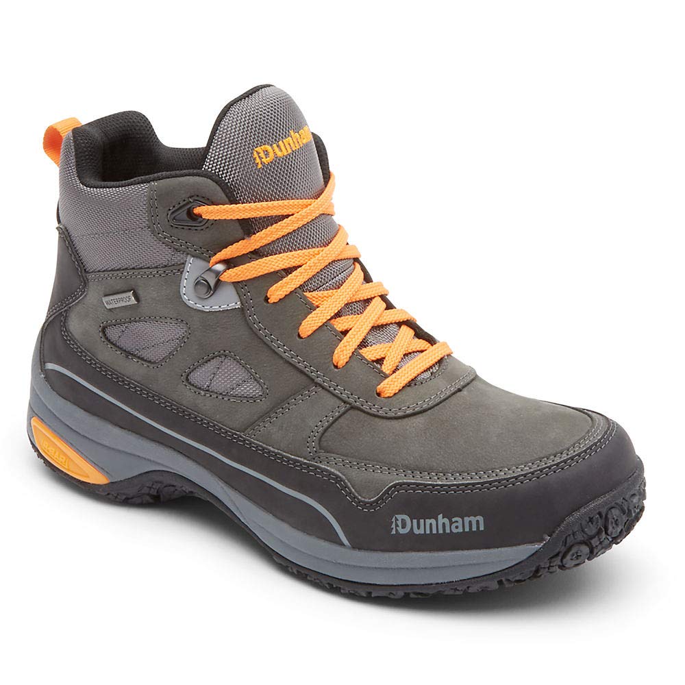 Dunham Men's Cloud Plus Mid Boot II Ankle Hiking Shoes - Waterproof & Lightweight for Outdoor Adventures, Trail Walking, and Casual Wear