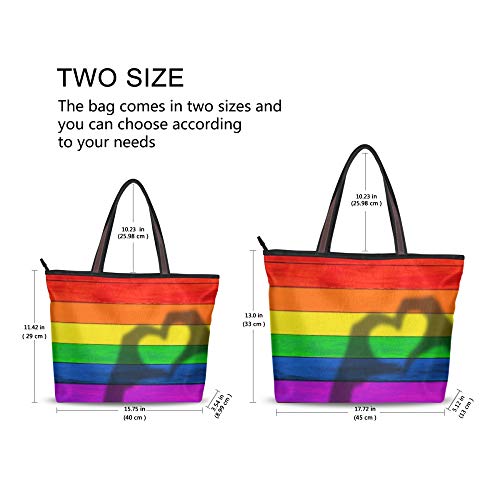 Striped Tote Bag