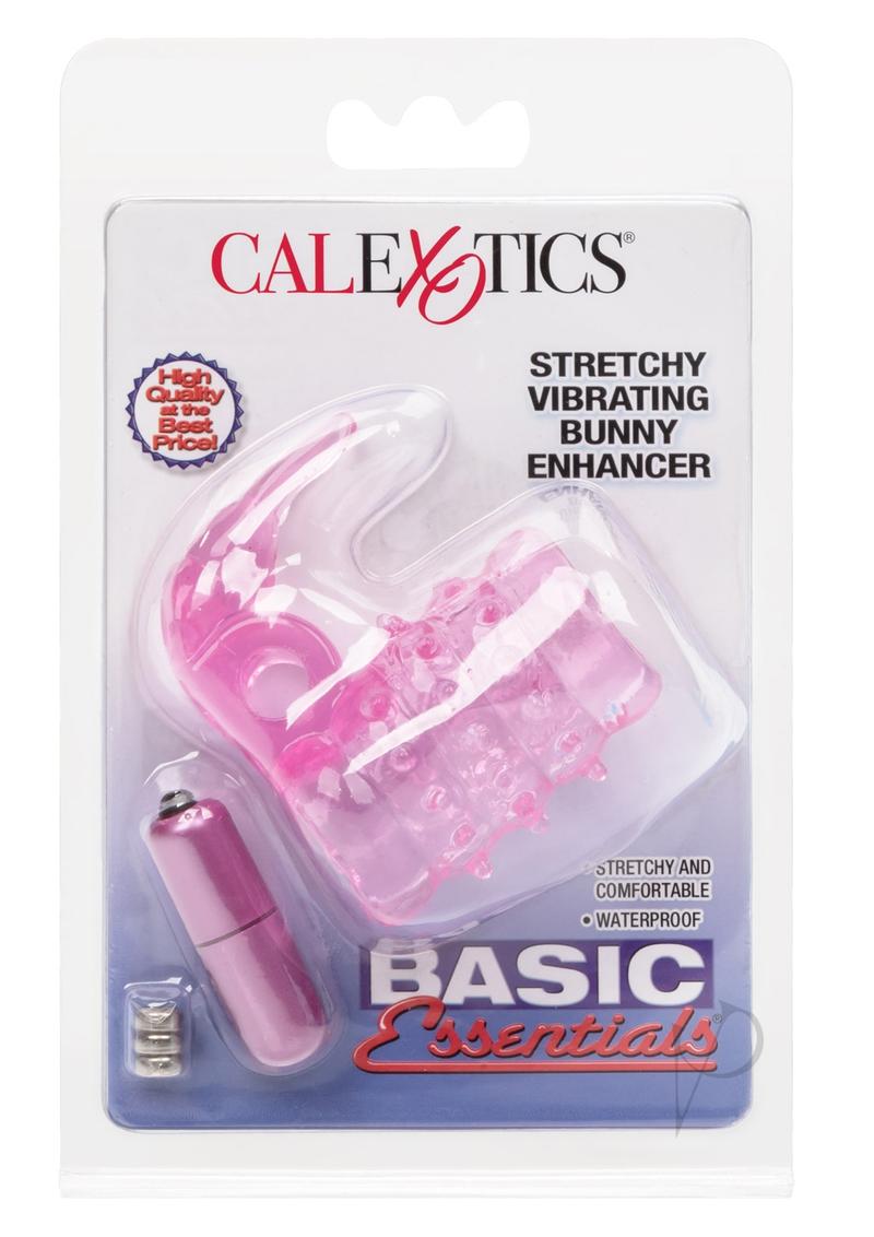 Premium Stretchy Vibrating Bunny Cock Ring with Clitoral Stimulator | Adjustable & Reusable | Enhances Pleasure for Couples | Perfect for Valentine's Day & Romantic Nights (Pink)