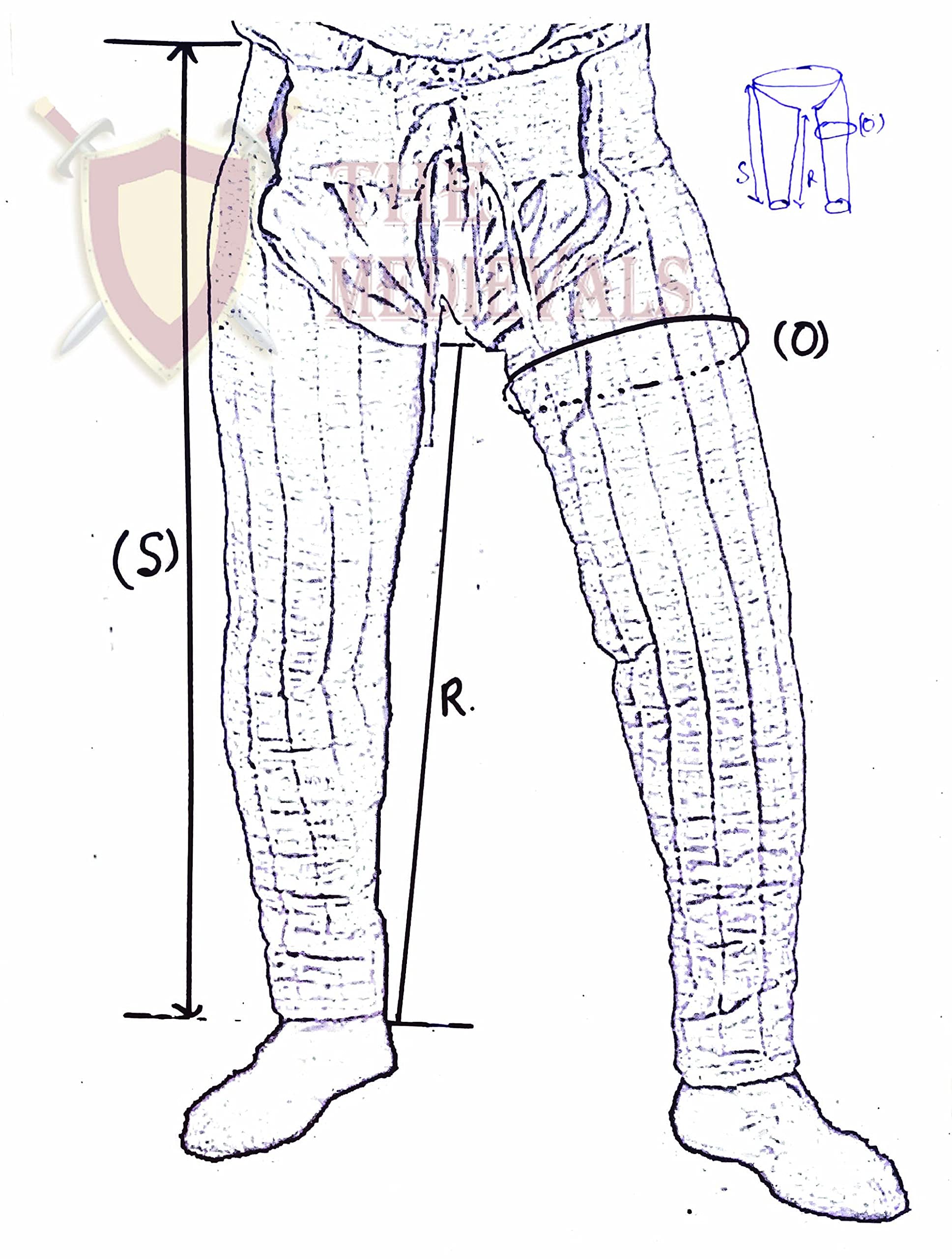 THE MEDIEVALS Joerg Landsknecht Renaissance Pants - Authentic Historical Trousers for SCA, LARP, Cosplay & Medieval Reenactment | Perfect for Renaissance Faires, Theater Costumes & Fantasy Armor Outfits