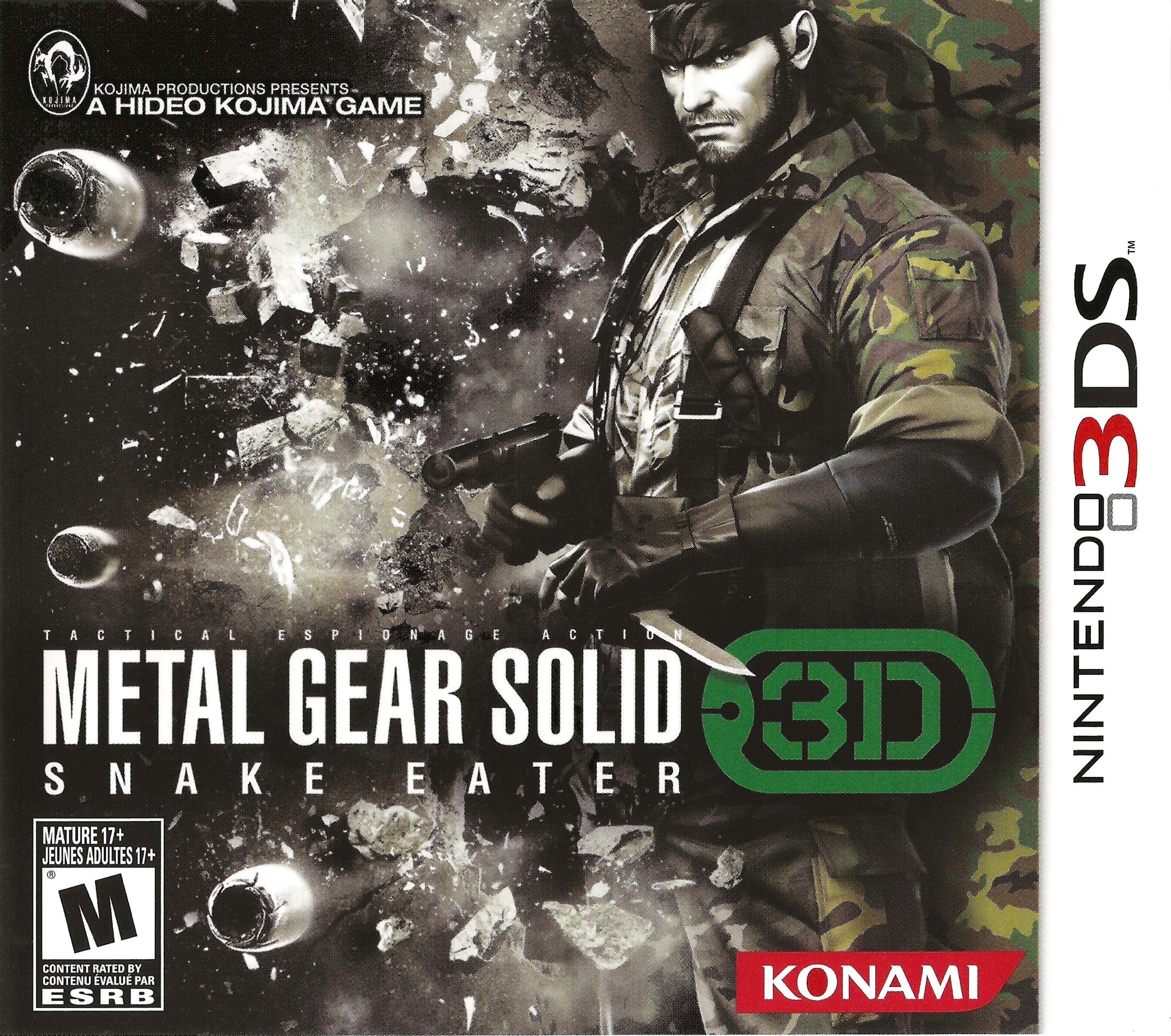 Metal Gear Solid Snake Eater 3D - Nintendo 3DS Game | Action Adventure Stealth Game | Perfect for Travel & Commuting Entertainment