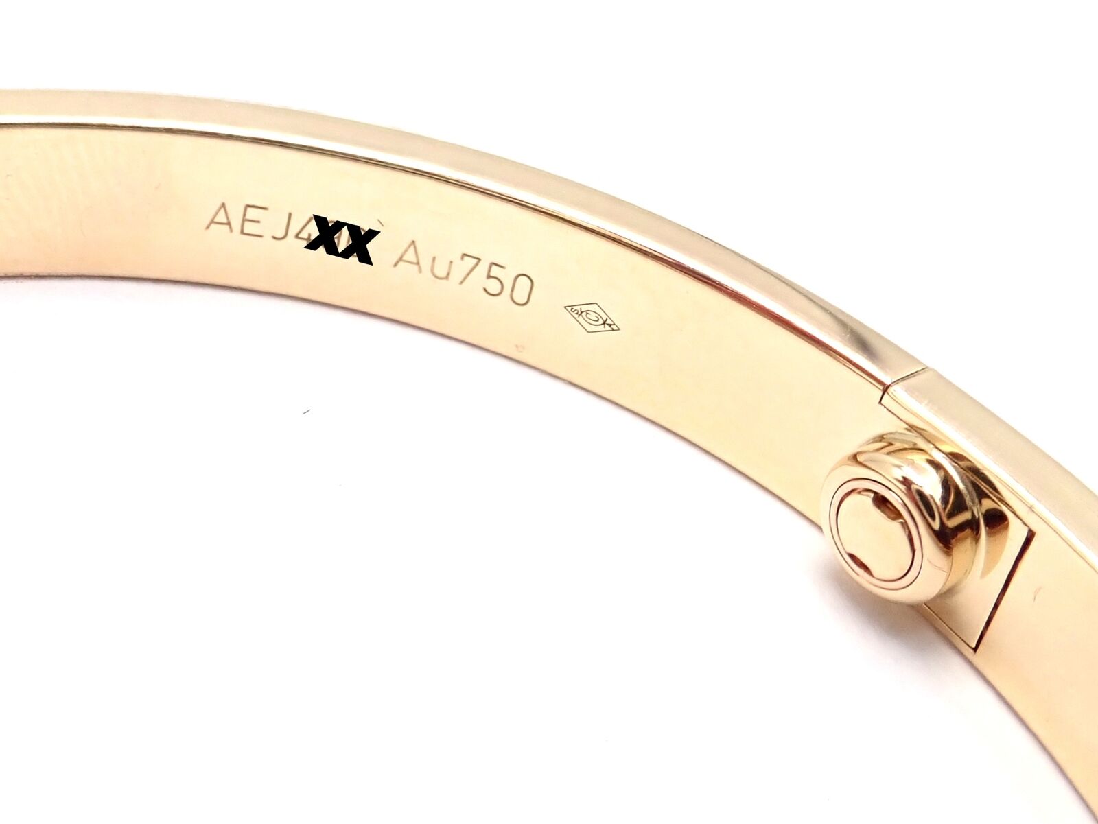 Authentic Cartier 18K Yellow Gold Love Bangle Bracelet - Size 19 - Luxury Jewelry Gift for Women - Perfect for Anniversaries, Weddings & Special Occasions
