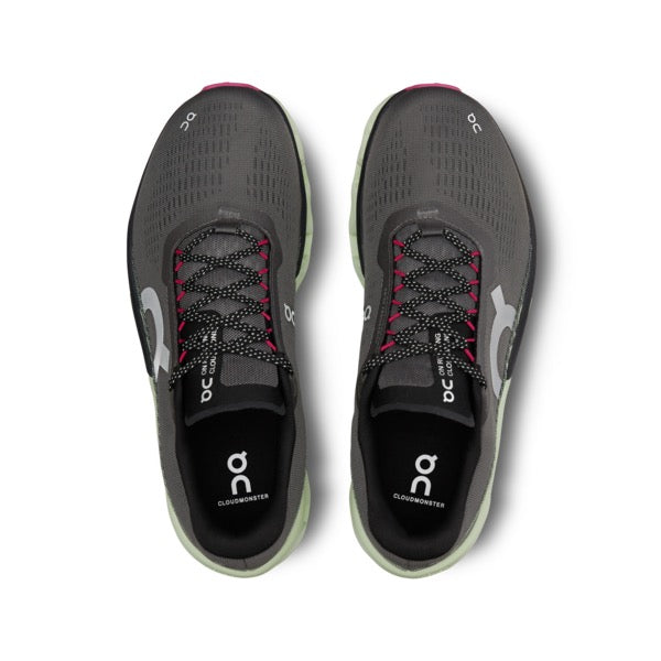 Men's Cloudmonster 2 Running Shoes - Lightweight Cushioned Sneakers for Men (Asphalt/Lima) | Perfect for Road Running, Jogging & Gym Workouts