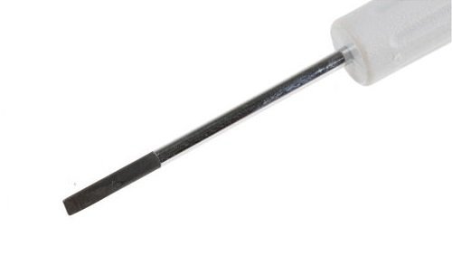 Facom AEF.2 x 35 Precision Micro-Tech Screwdriver for Slotted Screws - Professional Mini Screwdriver Set for Electronics, Watches & Glasses Repair - Ideal for DIY, Jewelry Making & Small Appliance Maintenance
