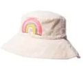 RKH Rainbow Sun Hat for Kids 3-6 Years - UV Protection Wide Brim Summer Beach Hat for Boys & Girls - Perfect for Outdoor Play, Beach Trips, and Park Adventures