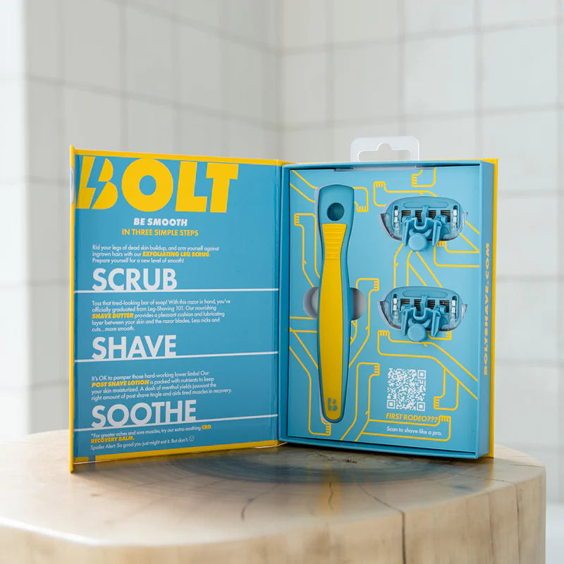 BOLT Performance Razor - High Precision Men's Shaving Kit with Ergonomic Handle | Perfect for Travel, Grooming & Daily Shaving Routine