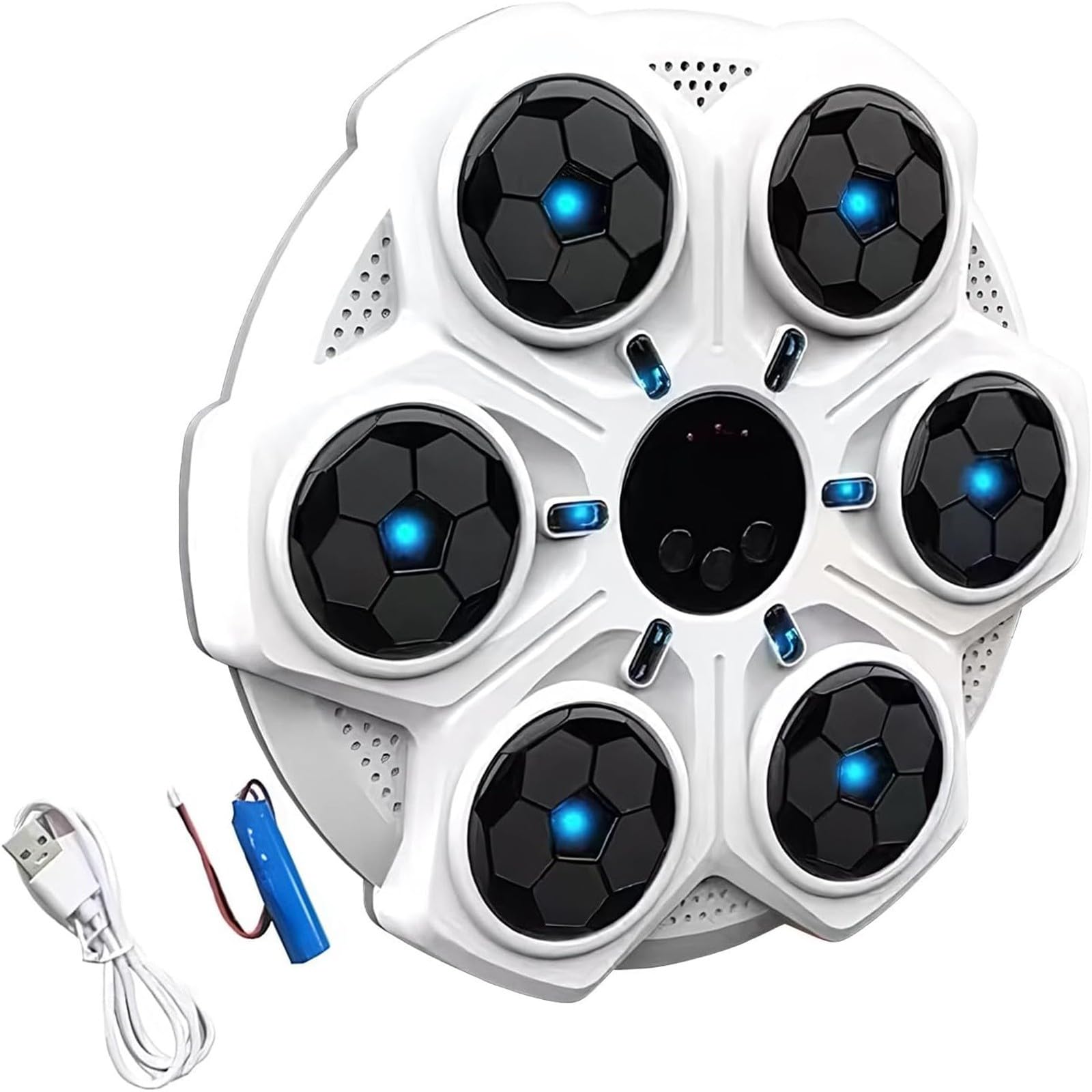 2024 LED Smart Music Boxing Machine with Gloves - Electronic Punching Target for Home Gym & Indoor Workout - Boxing Equipment for Adults & Kids | Perfect for Fitness Training, Stress Relief & Family Fun