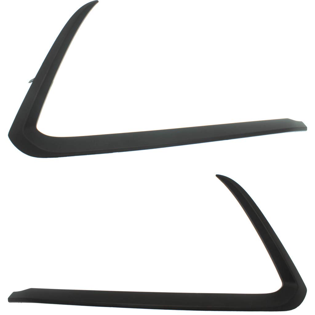 Mazda CX-9 Front Bumper Trim Set for 2016-2020 Models - Driver & Passenger Side Pair (MA1046102 + MA1047102, TK4850130A + TK4850120A) | Perfect Fit Replacement for Daily Driving & Off-Road Protection