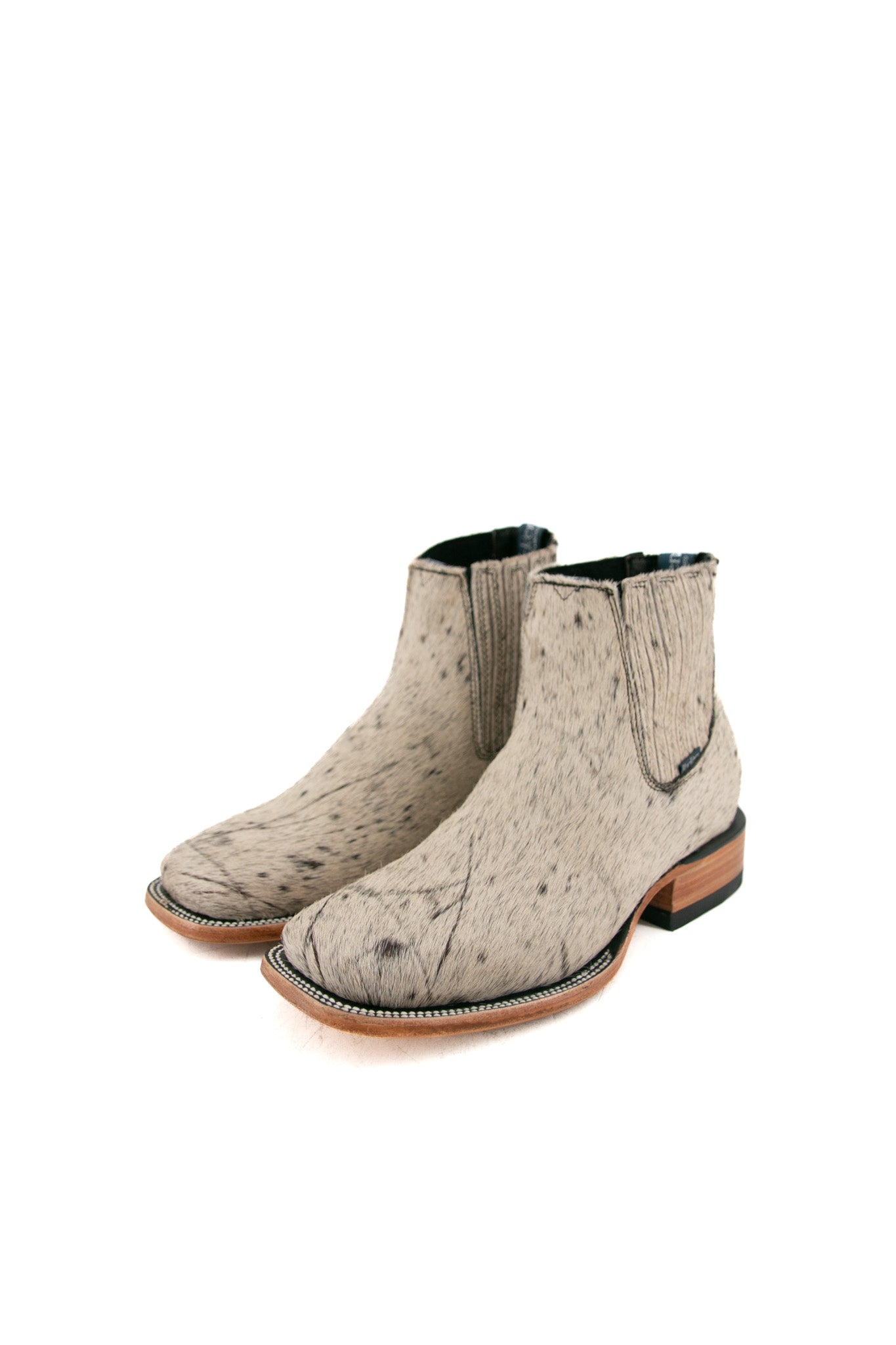 Women's Square Toe Cowhide Ankle Boots Size 8 - Comfortable & Stylish Leather Booties for Fall & Winter | Perfect for Office, Casual Outfits & Night Out