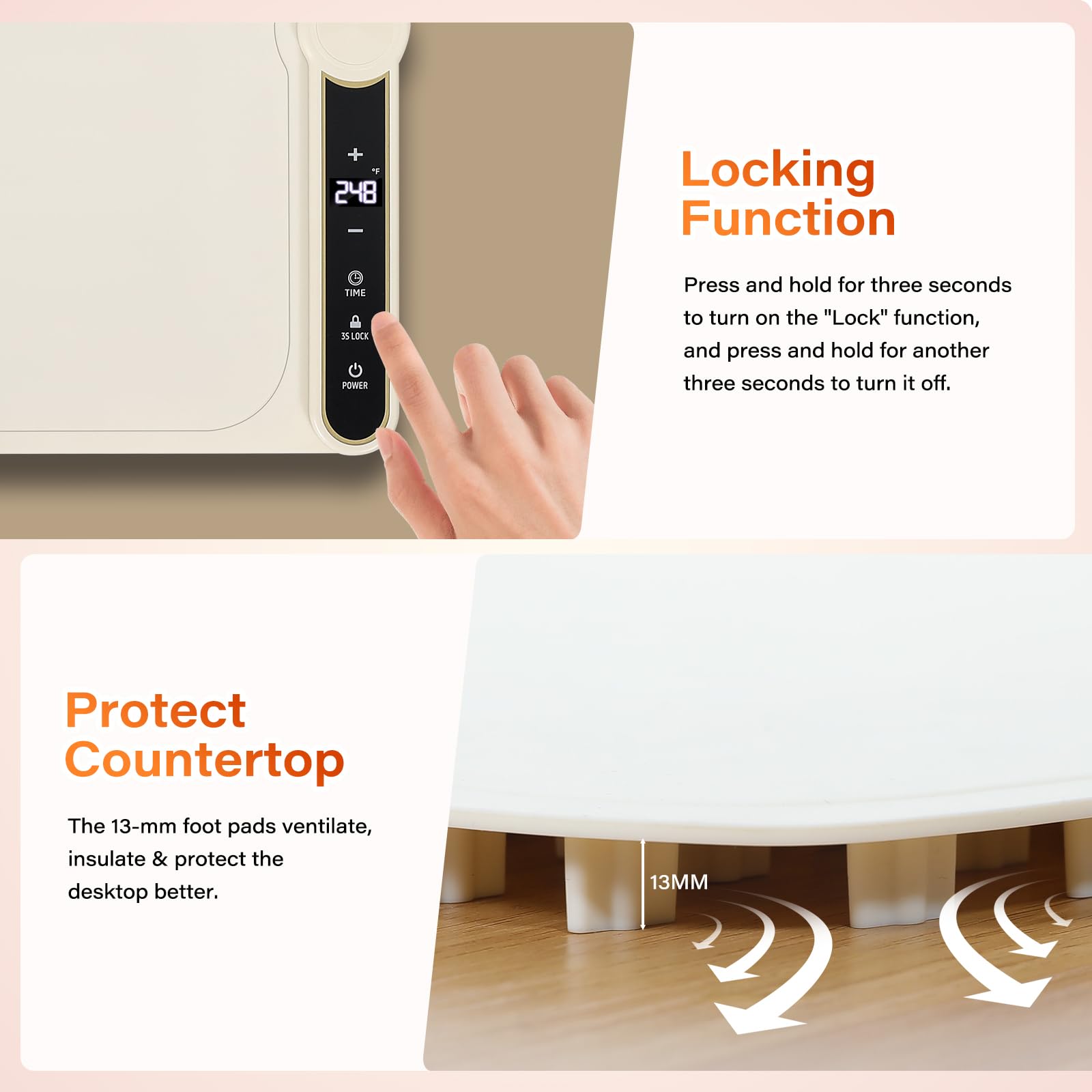Electric Food Warming Mat - Adjustable Temperature Heating Tray for Home, Party & Buffet | Keep Meals Warm on Countertop, Dining Table & Office Desk | Perfect for Family Gatherings, Holiday Feasts & Catering Events