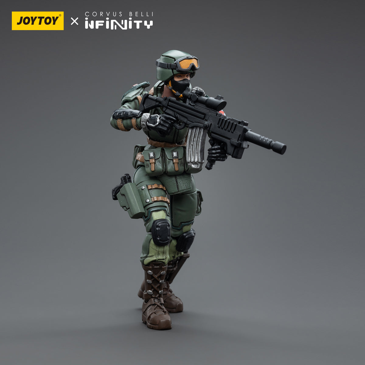 1/18 JOYTOY 3.75 Inch Military Action Figure Infinity Ariadna Set (4 PCs) - Perfect for Collectors, Wargaming, and Display Scenes