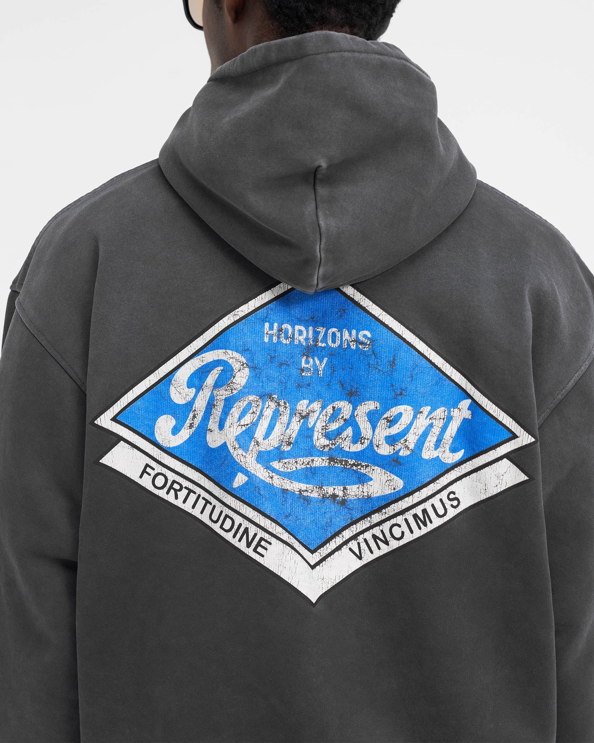 Vintage Classic Parts Hoodie - Aged Black Distressed Style | Men's & Women's Casual Wear for Street Fashion & Outdoor Activities