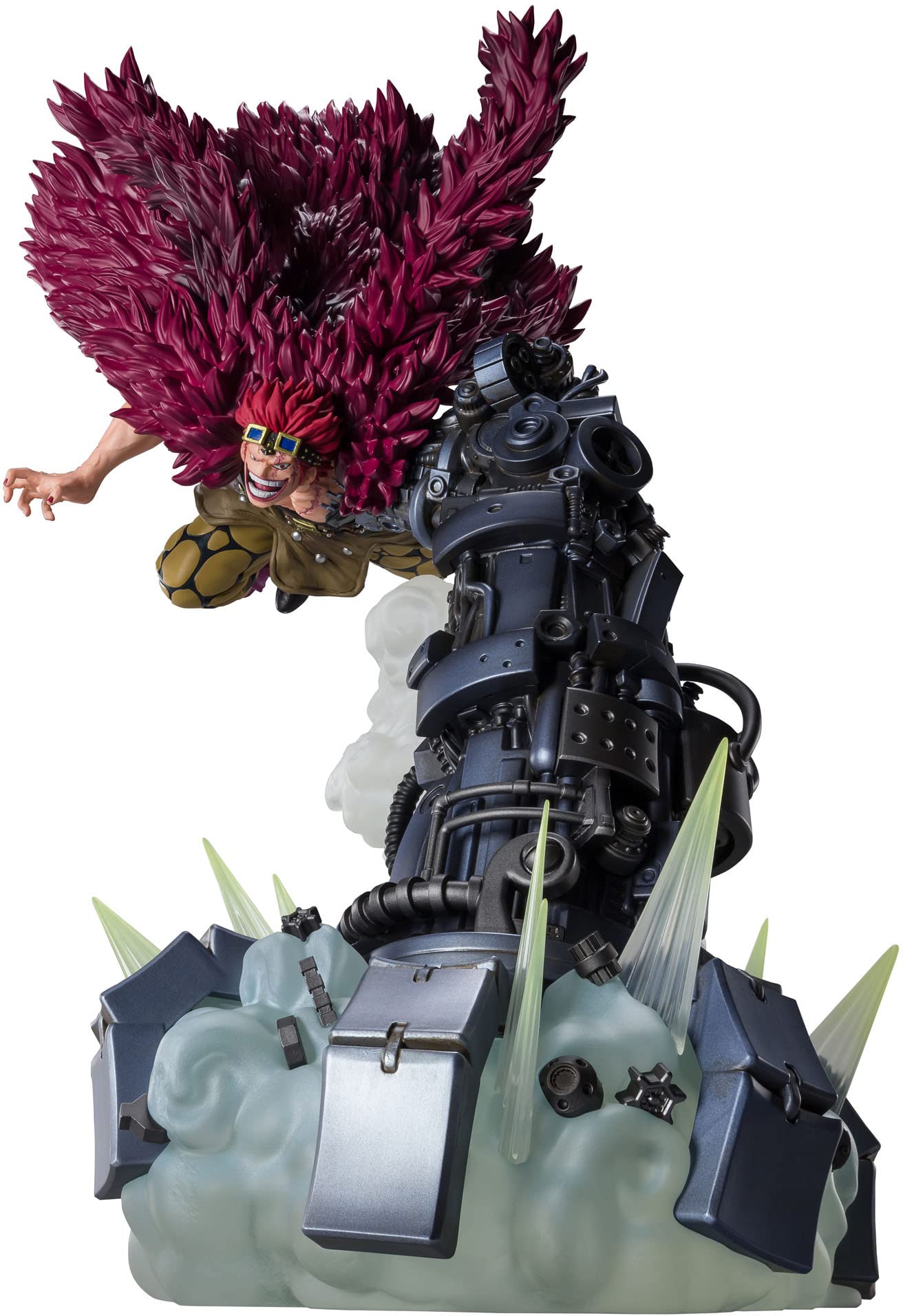 TAMASHII NATIONS One Piece Eustass Kid Battle of Monsters on Onigashima Action Figure - Bandai Spirits FiguartsZERO Collectible Statue for Anime Fans & Display Collection | Perfect for Home Decor, Office Display, and Anime Convention Showcase