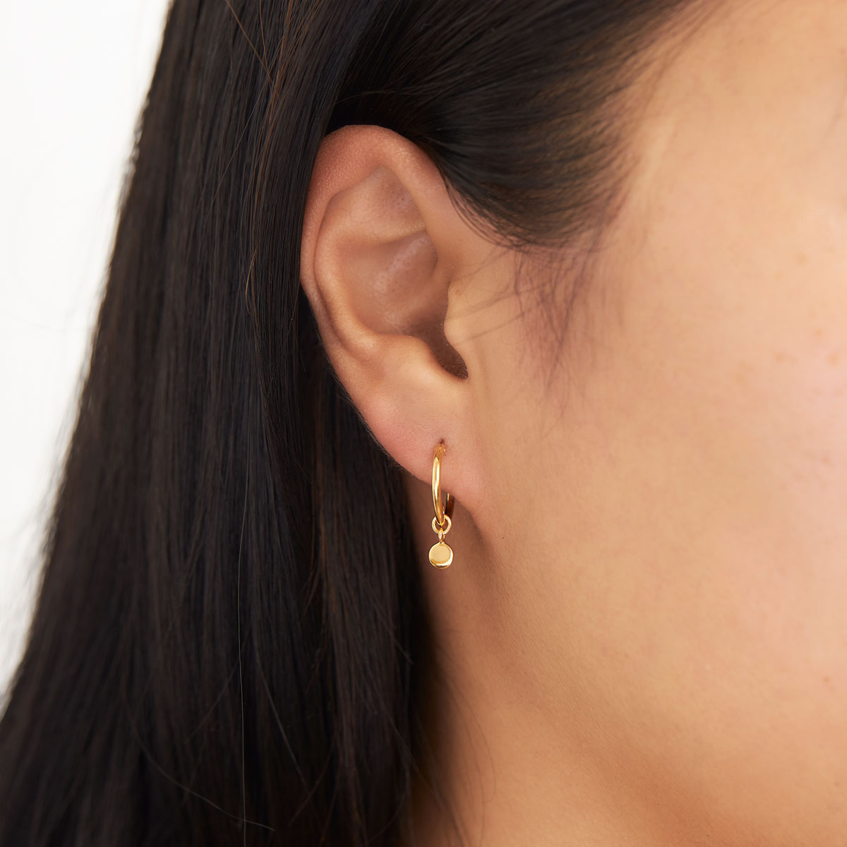 Orbit Sleepers Gold Earrings for Women - 14K Gold Plated Hoop Earrings, Hypoallergenic & Tarnish-Free - Perfect for Everyday Wear, Parties & Gifts