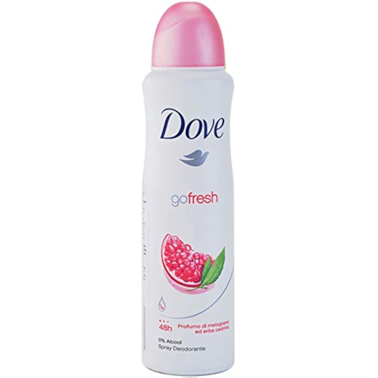 Dove Red Body Spray for Women, Pomegranate Scent, 5.1 oz - Long Lasting Fragrance for Daily Use, Gym, Work & Date Night