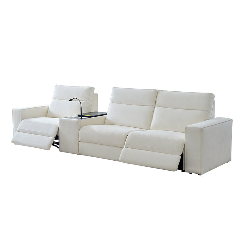 EliteNest Smart Reclining Theater Sofa with Built-in Bluetooth Speakers - Luxury Home Theater Seating for Movie Nights & Gaming Setup