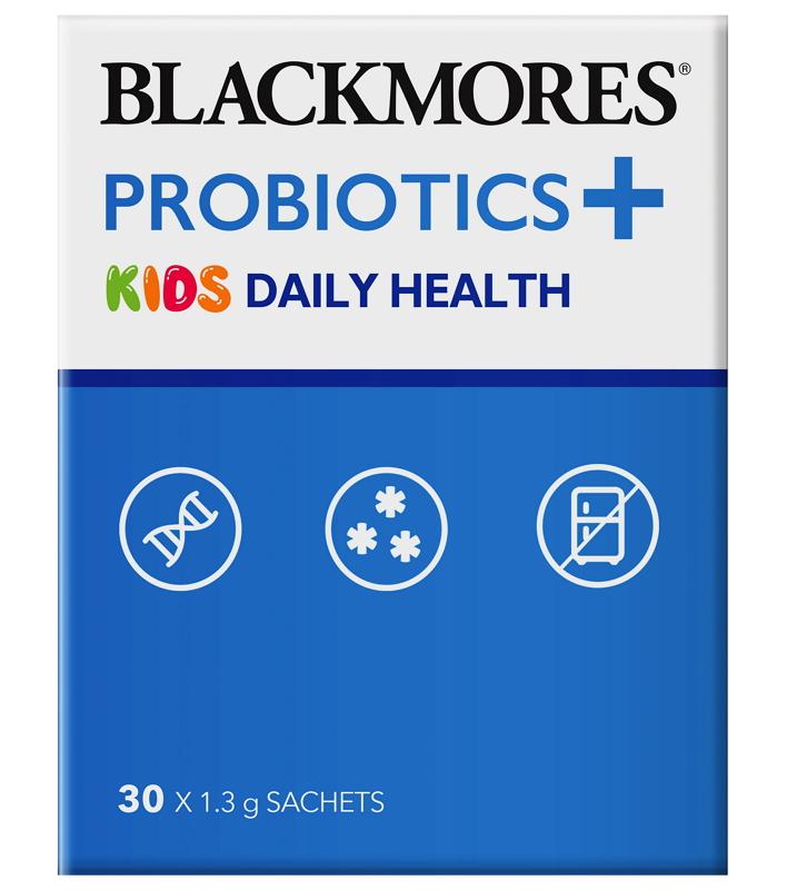 Blackmores Probiotics+ for Kids - Daily Digestive Health Support - Immune System Booster - Chewable Tablets for Children - Perfect for School, Travel & Home Use