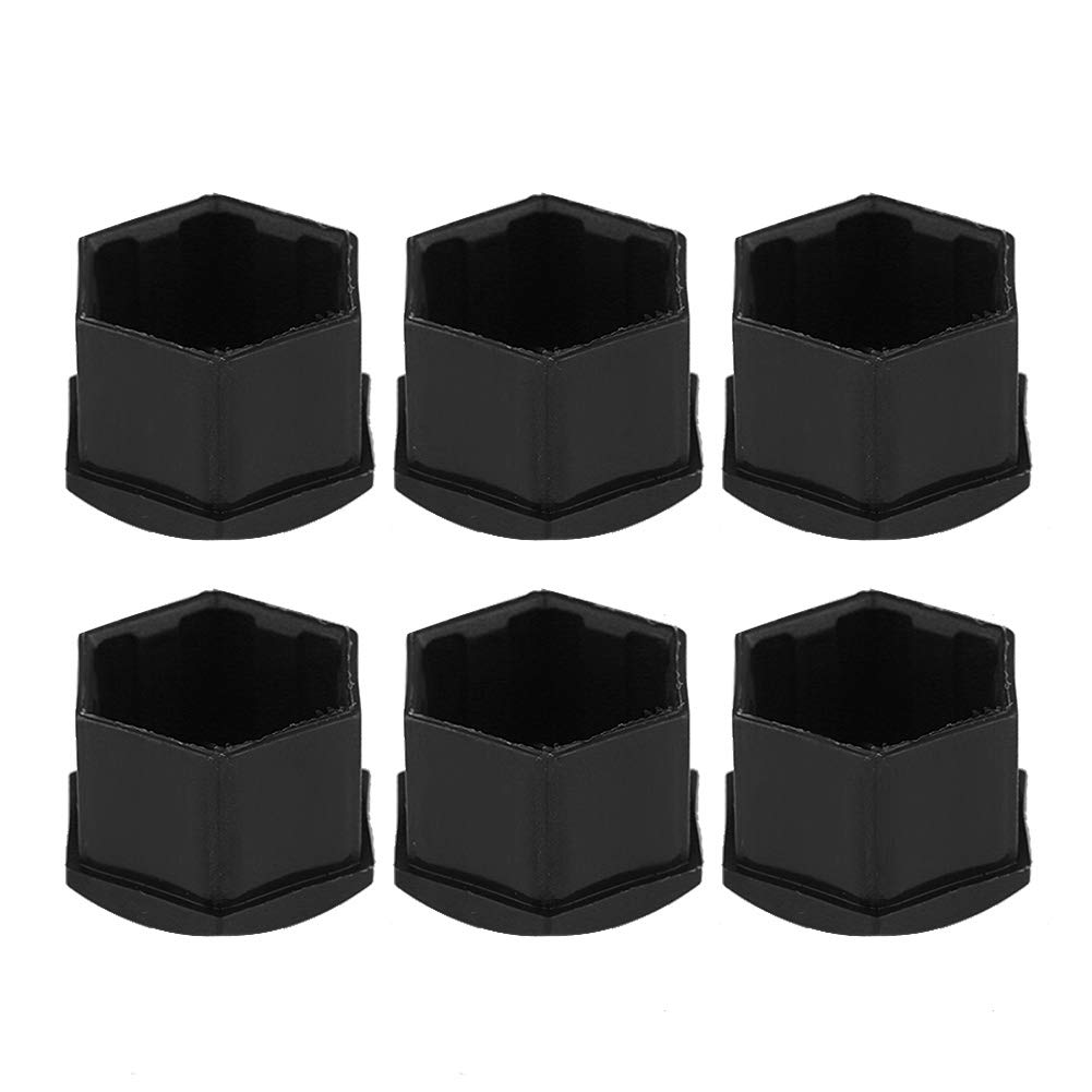 Acouto 20PCS 21mm Black Car Wheel Hub Nut Cover Screw Anti-Theft Caps - Universal Fit for Most Vehicles, Durable ABS Plastic, Easy Installation - Perfect for Car Detailing, Wheel Protection & Theft Prevention