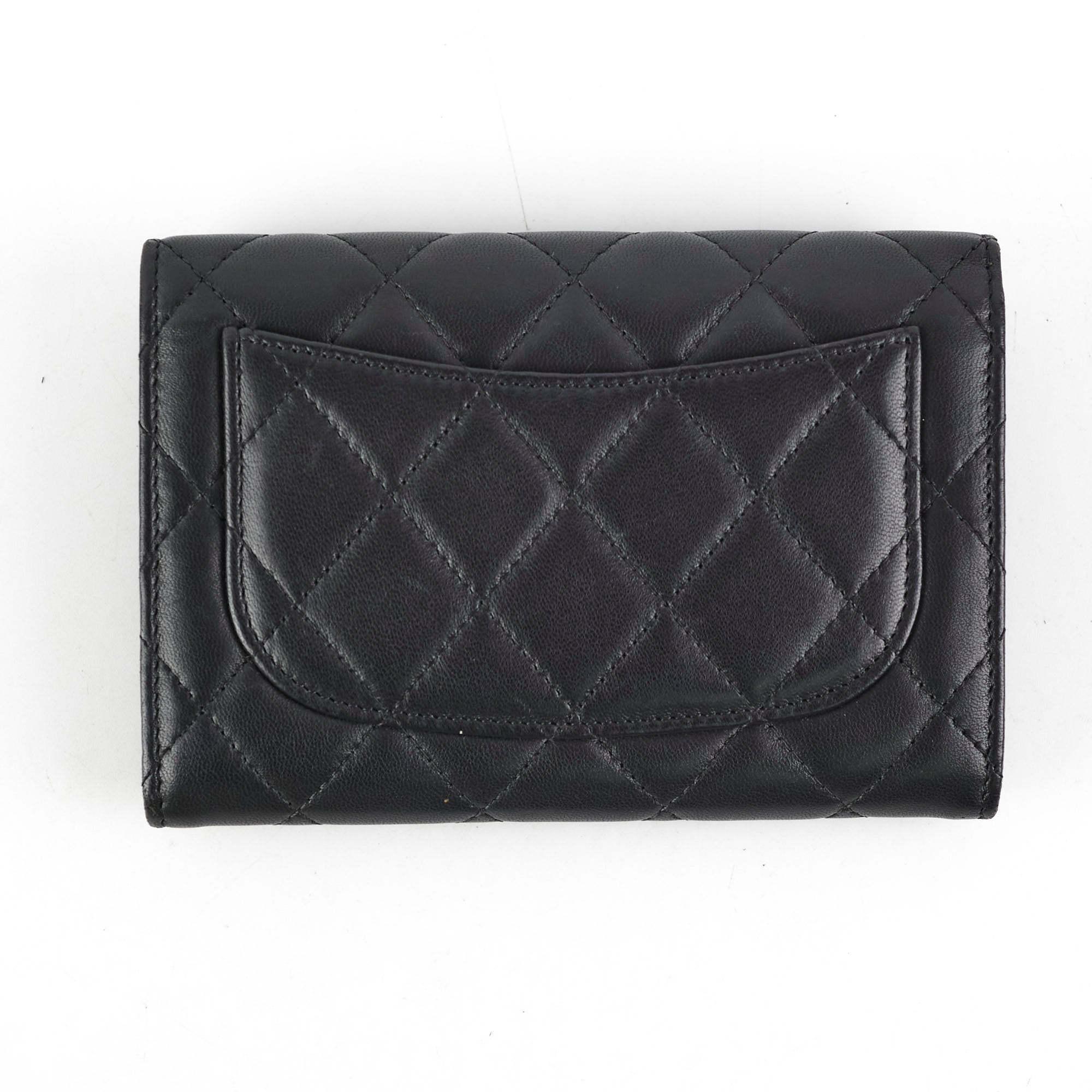 Chanel Lambskin Black Wallet Series 19 - Luxury Leather Card Holder for Women | Perfect for Everyday Use, Travel & Gift Giving
