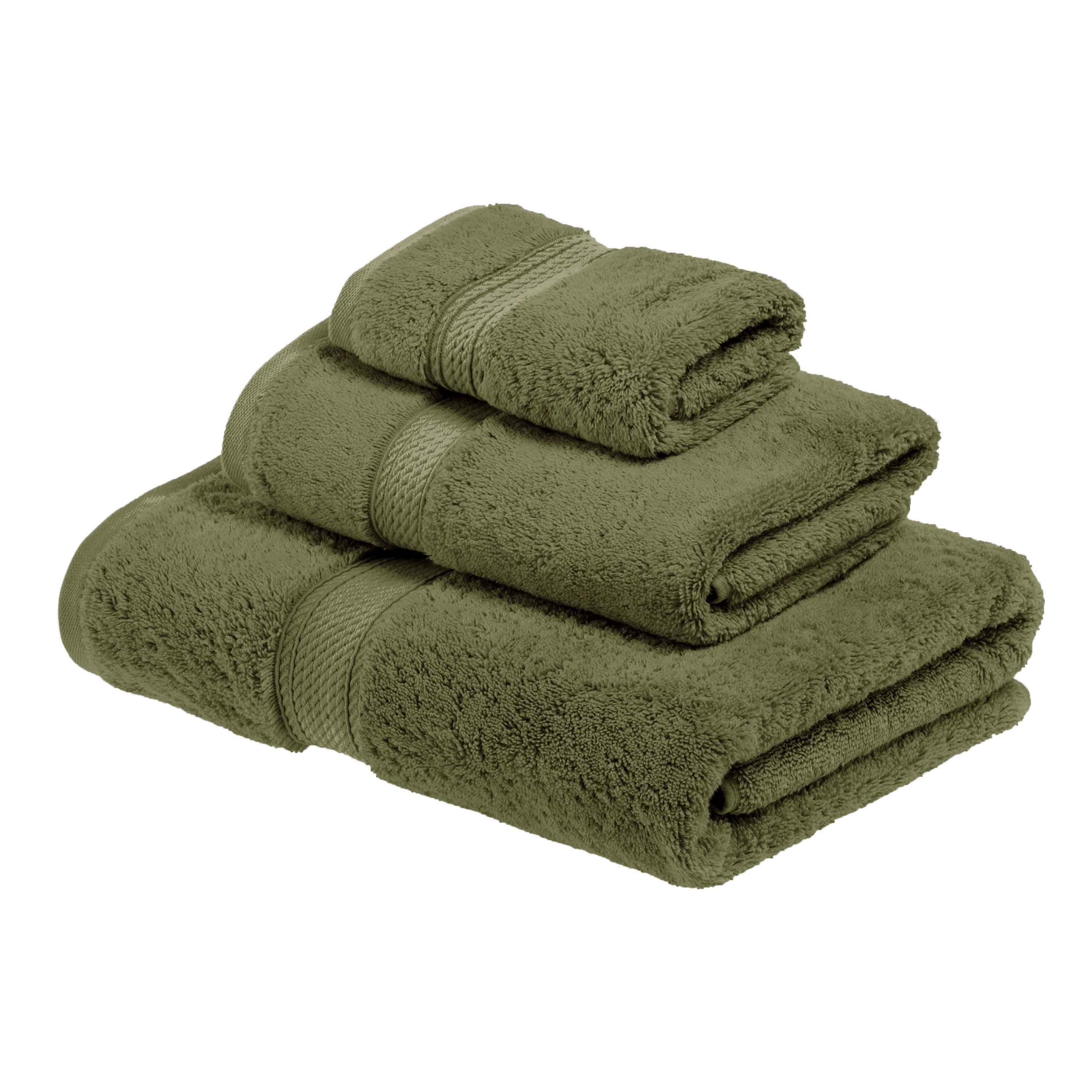 Premium Egyptian Cotton 3-Piece Towel Set - Ultra Soft, Plush & Heavyweight for Bath, Spa & Luxury Home Decor