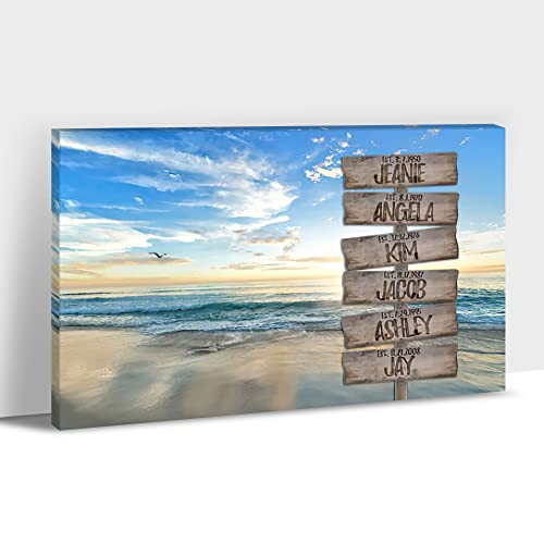 Custom Beach Canvas Framed-13