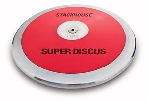 Stackhouse Super Discus - Low Spin 1.6kg Competition Discus for High School Track & Field Athletes - Perfect for Training and Track Meets