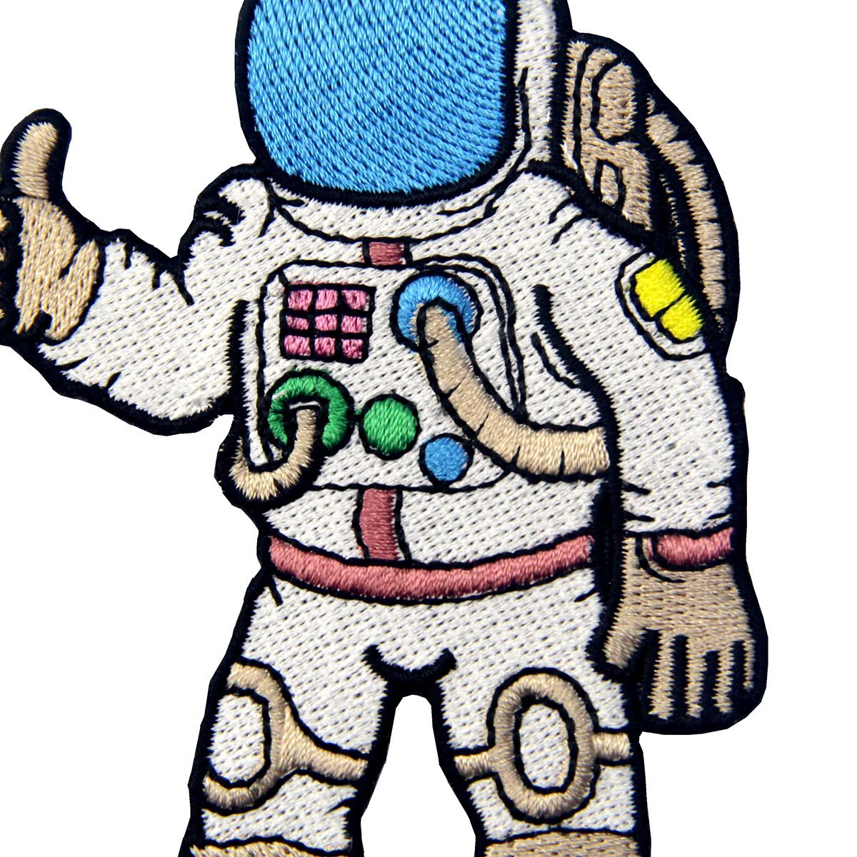 Astronaut Space Journey Embroidered Badge - Iron On & Sew On Patch for Jackets, Backpacks & DIY Crafts - NASA Inspired Astronaut Patch for Costumes & Space Enthusiasts