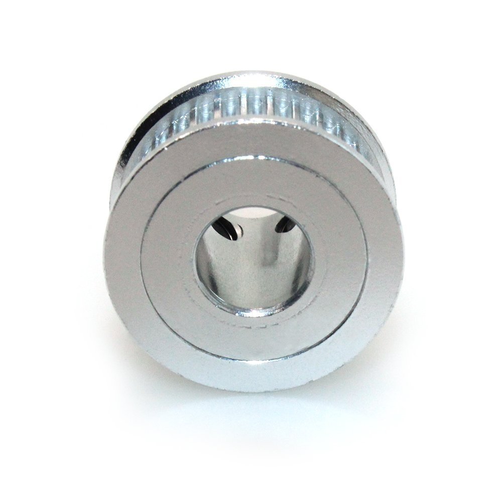 6.35mm Bore GT2 Timing Pulley - 2mm Pitch, 30 Teeth, 6mm Wide Belt Groove - Compatible with 3D Printers, CNC Machines & DIY Robotics Projects - High Precision Synchronous Belt Drive Component