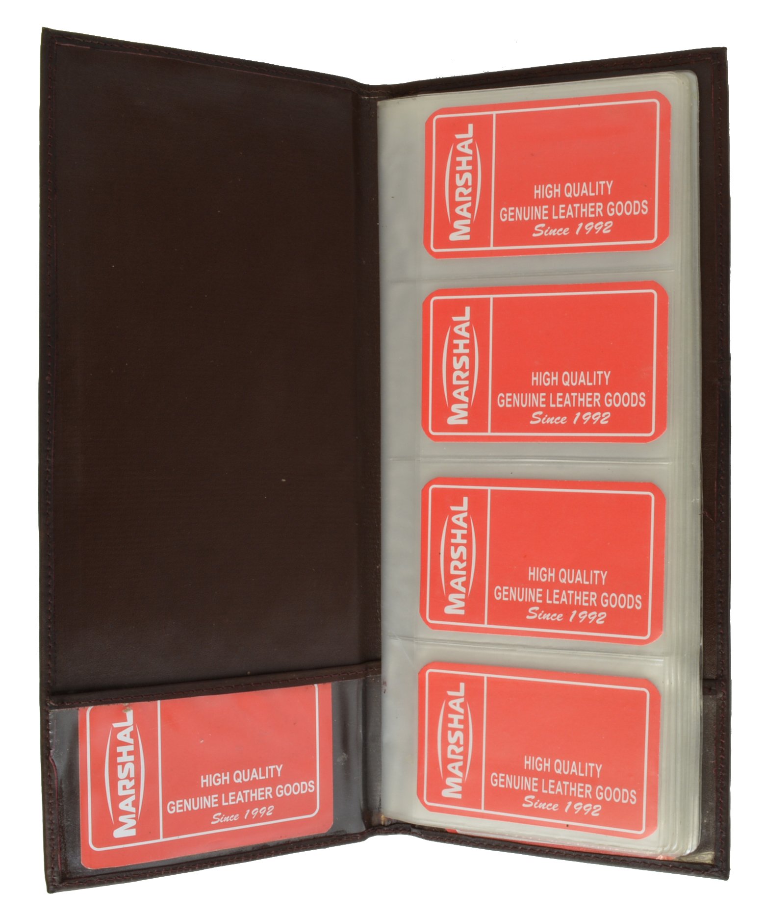 Premium Genuine Leather Business Card Holder - Slim RFID Blocking Wallet for Men & Women - Perfect for Networking, Office & Travel Accessories