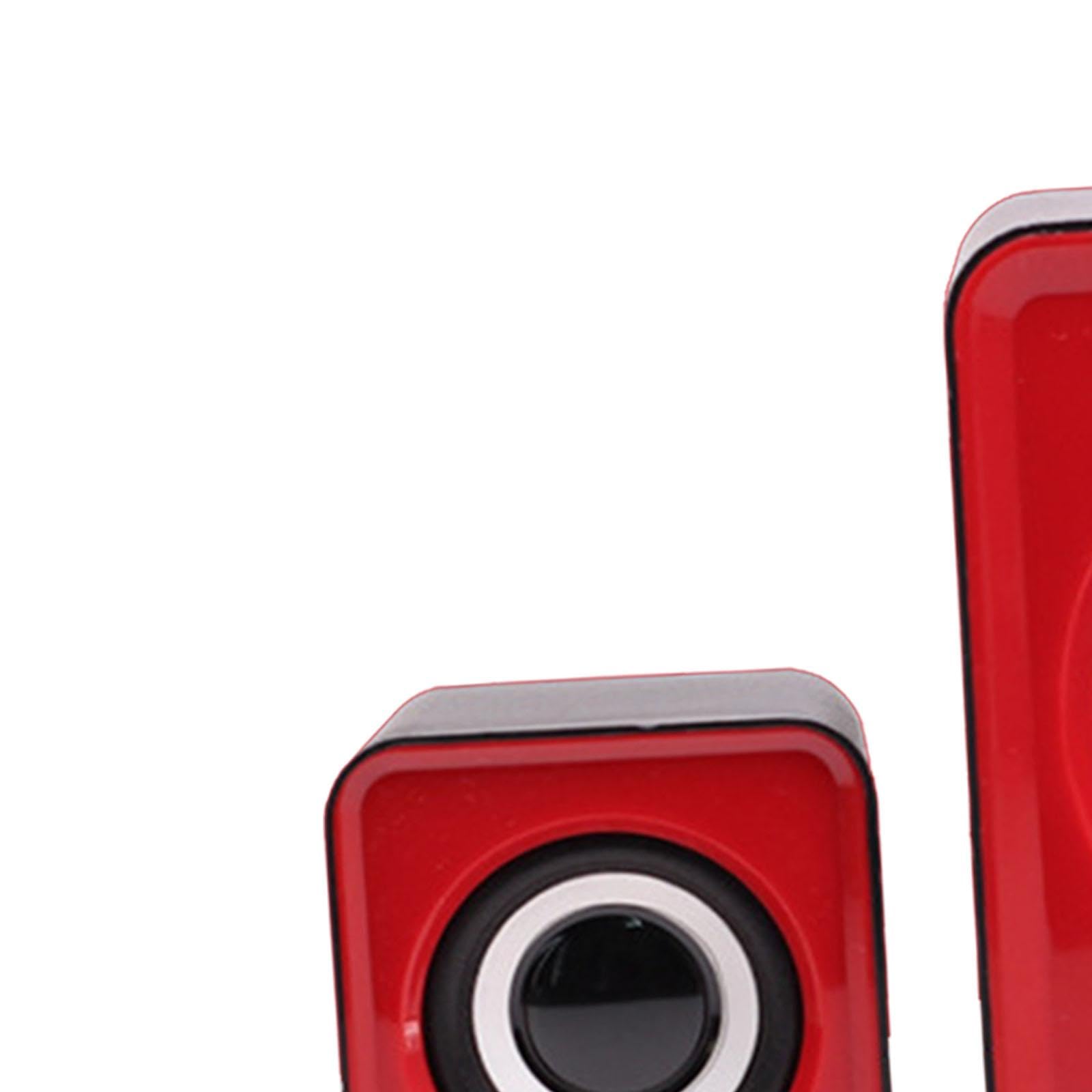 BaotyJie Compact USB Powered PC Speakers for Laptop & Desktop - 3.5mm Output Jack, Plug & Play, Space-Saving Design - Perfect for Home Office, Gaming & Music Streaming