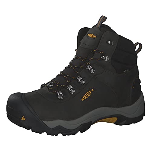 KEEN Men's Revel 3 Mid Height Waterproof Hiking Boots - Lightweight & Durable Outdoor Shoes for Trail Walking, Camping & Mountain Trekking