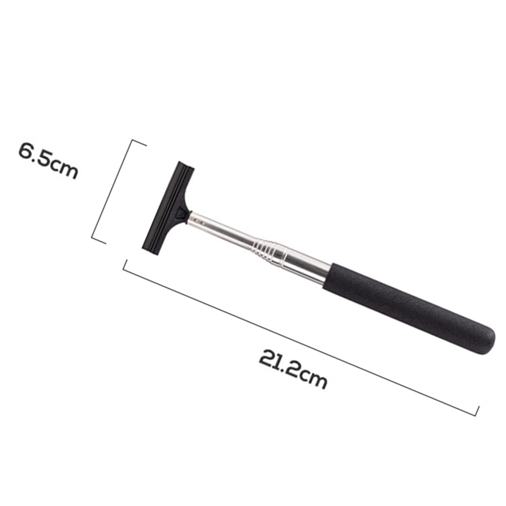 Universal Car Rearview Mirror Wiper - 98cm Retractable Cleaning Tool for Rain & Dust Removal | Perfect for Road Trips & Winter Driving