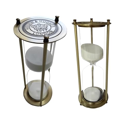 White Hourglass Timer