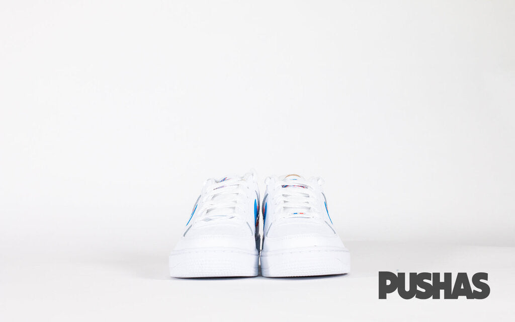 Nike Air Force 1 Low '3D Glasses' GS Sneakers - Classic White Basketball Shoes for Women & Girls - Perfect for Casual Wear, Street Style & Sneaker Collection