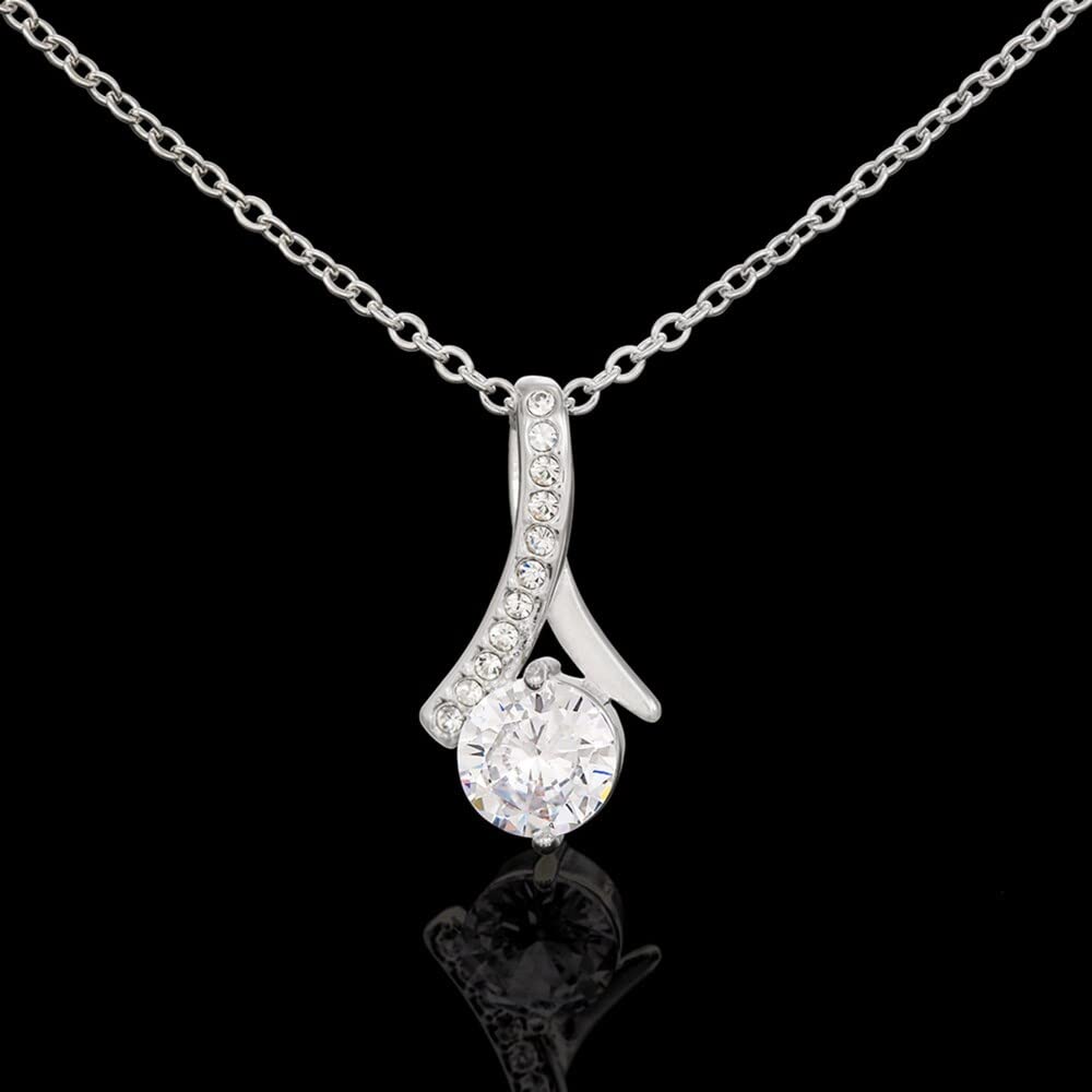 Elegant Wedding Necklace Gift for Mother of the Groom - Sterling Silver Jewelry with Gift Box & Message Card - Perfect for Wedding Day, Anniversary & Special Occasions