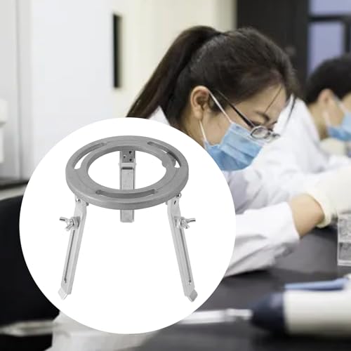 Adjustable Beaker Tripod Stand with Alcohol Lamp - Lab Heating Support Kit for Chemistry Experiments & Science Education | Perfect for School Labs, Home Science Projects & STEM Learning