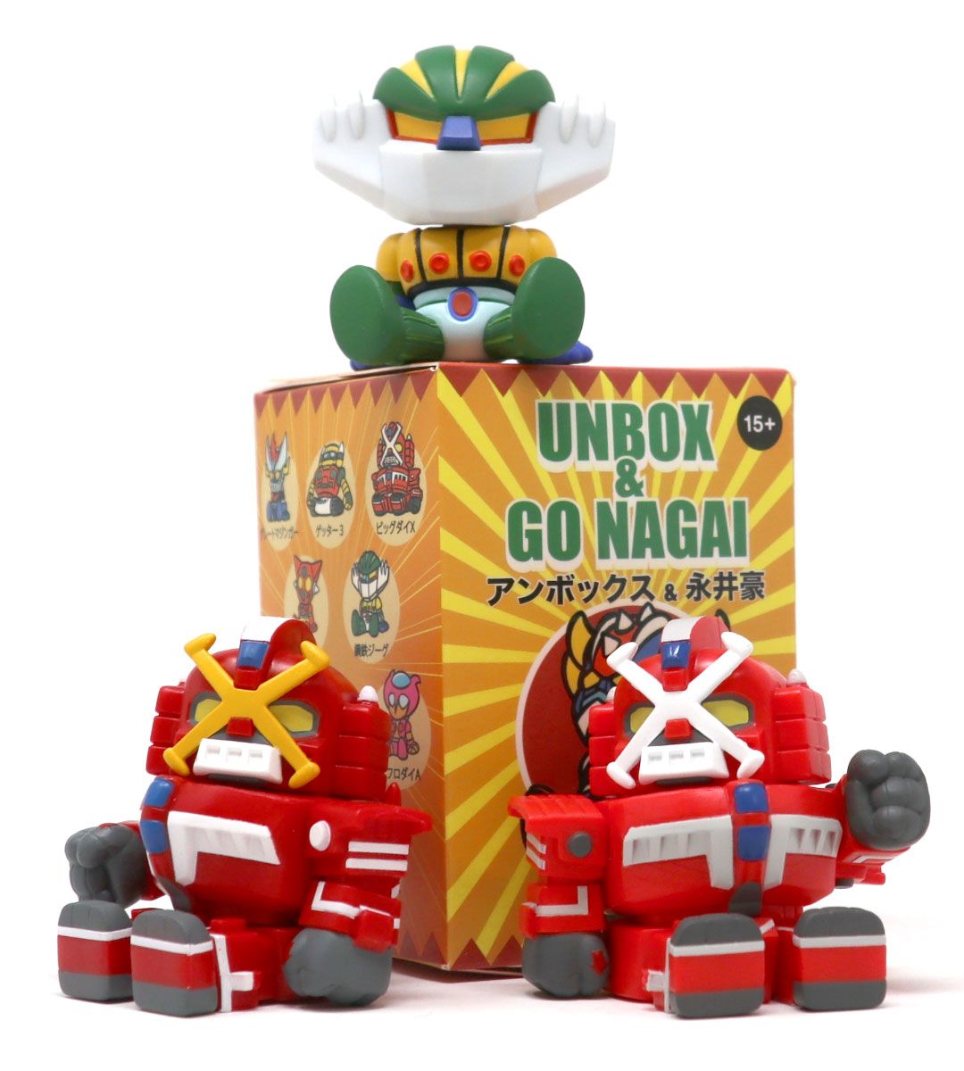Go Nagai x Unbox Exclusive Collectible Figures - Limited Edition Anime Merchandise for Fans | Perfect for Display, Gifts, and Anime Collections