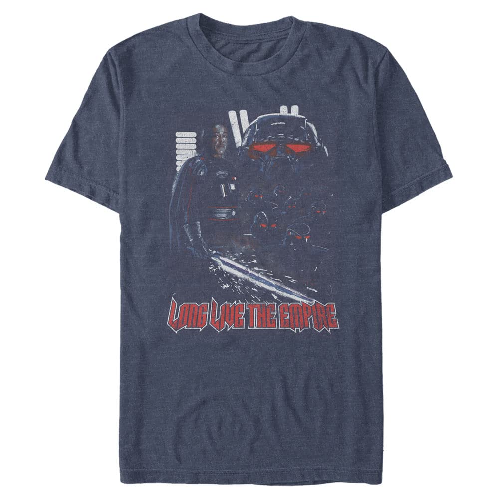 Star Wars Big & Tall Mandalorian Darksaber Controller Men's T-Shirt | Short Sleeve Graphic Tee for Gaming Fans & Collectors | Perfect for Cosplay, Conventions & Casual Wear