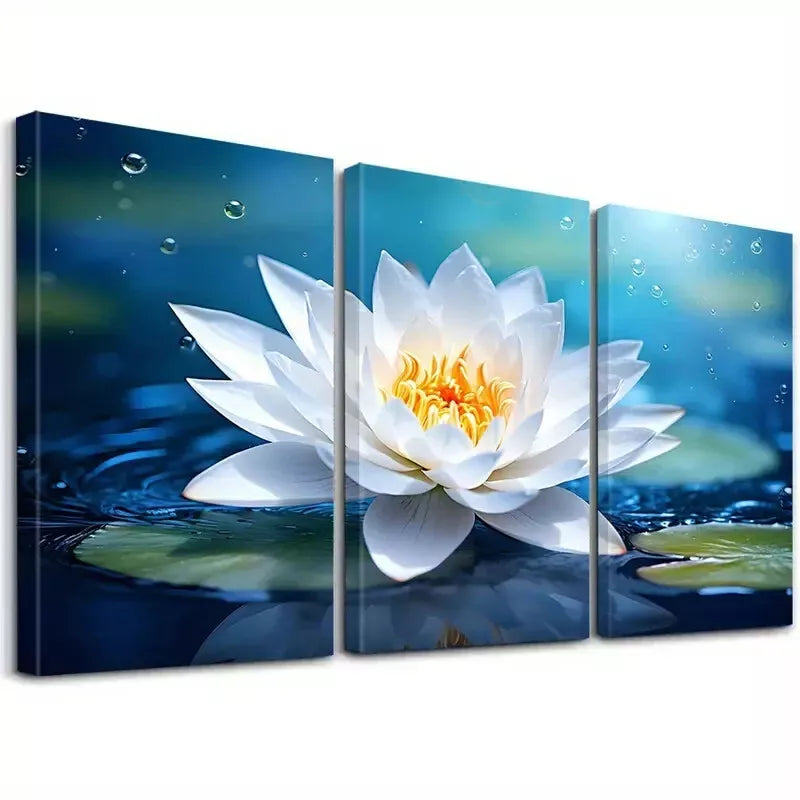 3-Piece Abstract Classic Serene Beauty Wall Art Set - Framed Canvas 40x60cm (16x24in) - High Quality Print - Ready to Hang - Australian Made - Perfect for Living Room, Bedroom & Office Decor