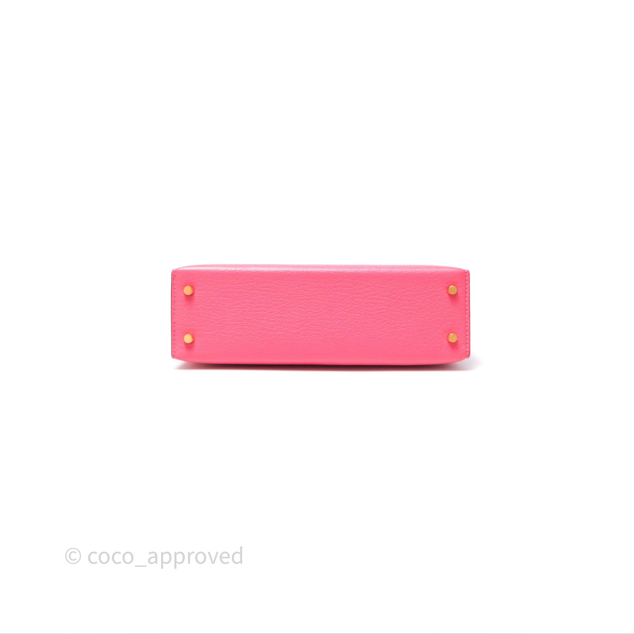 Hermès Mini Kelly II Rose Lipstick U5 Chevre Mysore Gold Hardware Bag - Luxury Crossbody Purse for Women | Perfect for Parties, Weddings & Date Nights