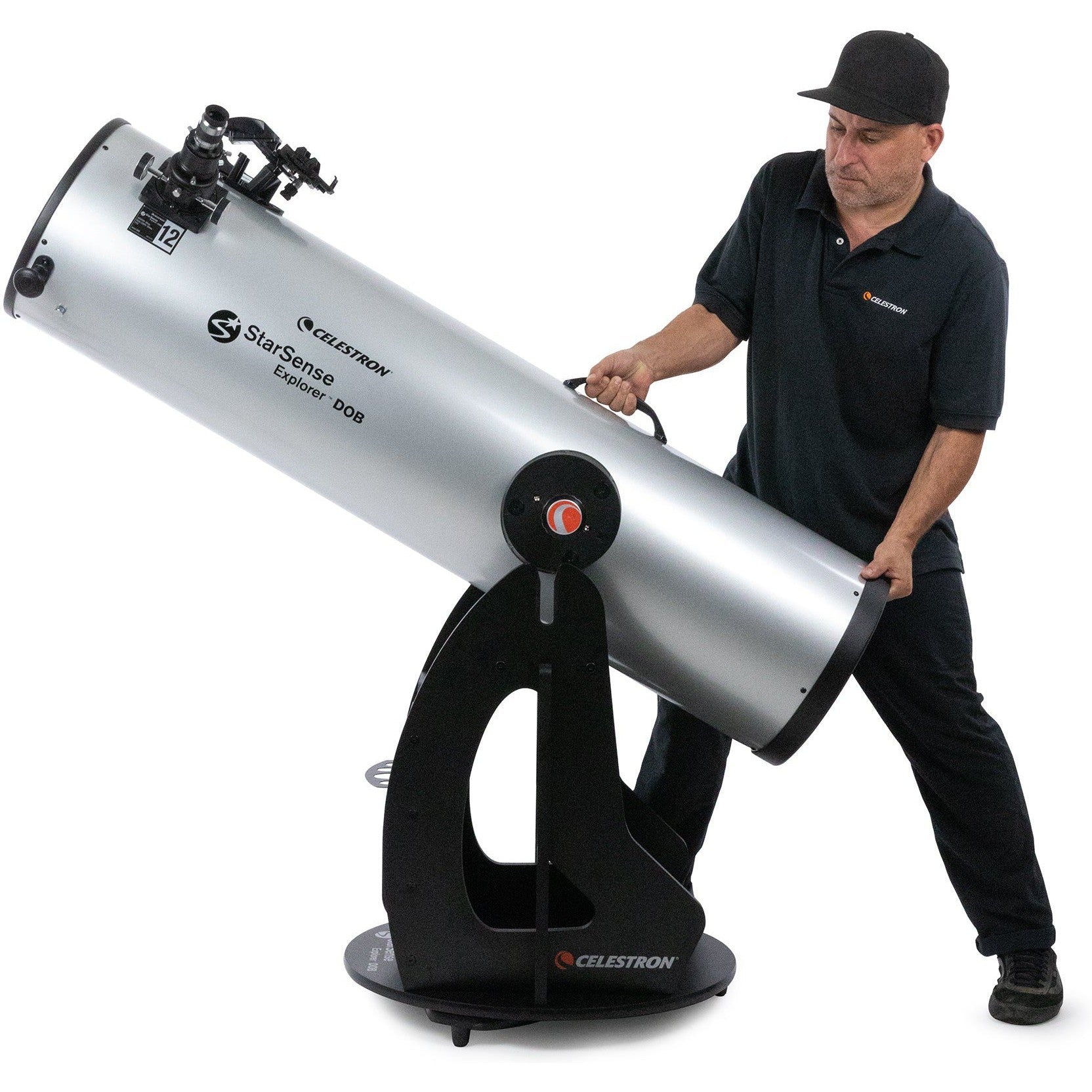 StarSense Explorer 12 Smartphone App Enabled Dobsonian Telescope - Stargazing for Beginners & Astronomy Enthusiasts - Perfect for Backyard Observation & Night Sky Exploration