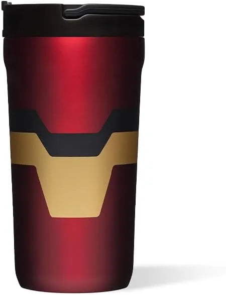 Marvel Iron Man Kids Cup 12oz - Insulated Stainless Steel Water Bottle for School, Sports & Outdoor Activities
